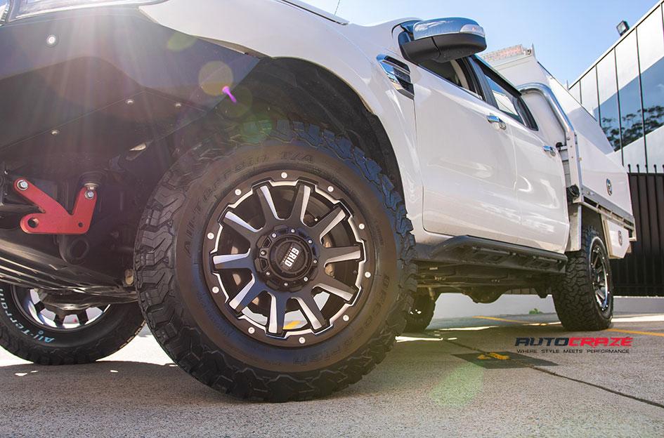 FORD RANGER GD05 MATTE BLACK MILLED ACCENTS